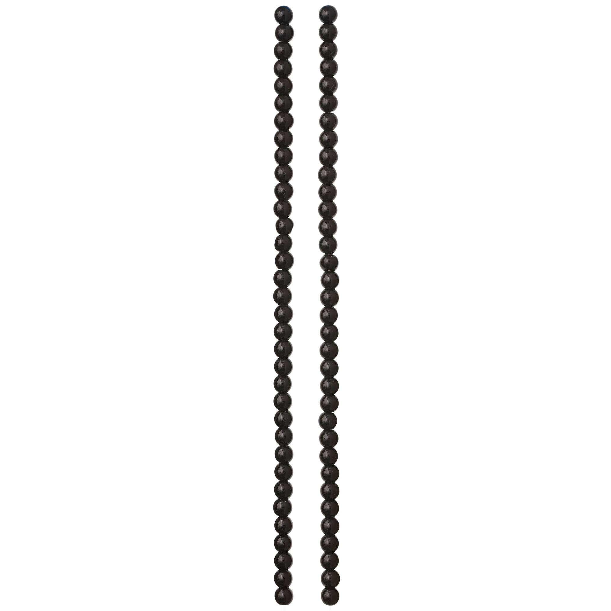 9 Packs: 68 ct. (612 total) 6mm Glass Round Beads by Bead Landing